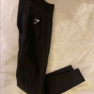 Gymshark large women’s leggings full length black seamless